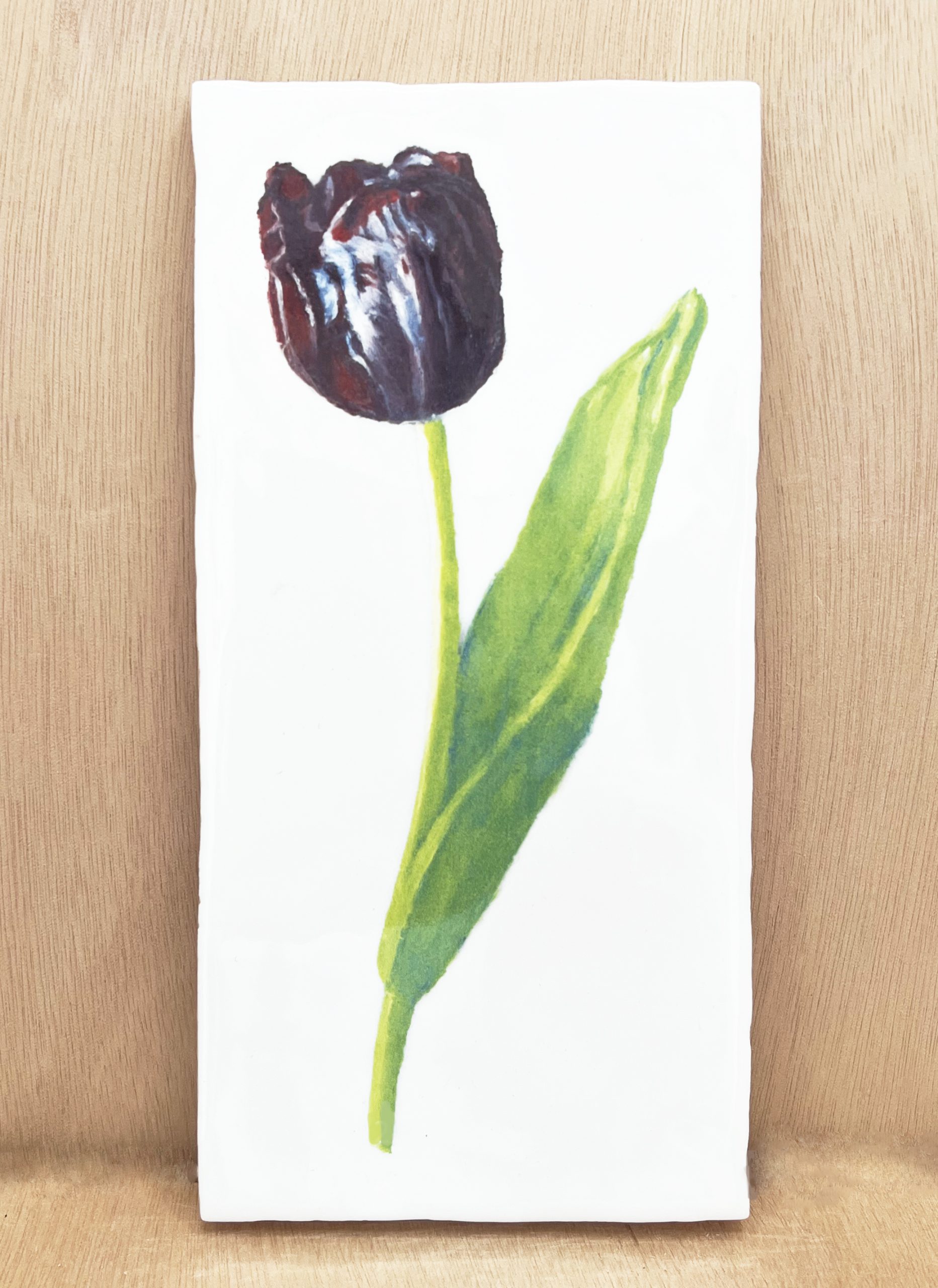 Donkere Tulp 20 x 10 cm kopie
